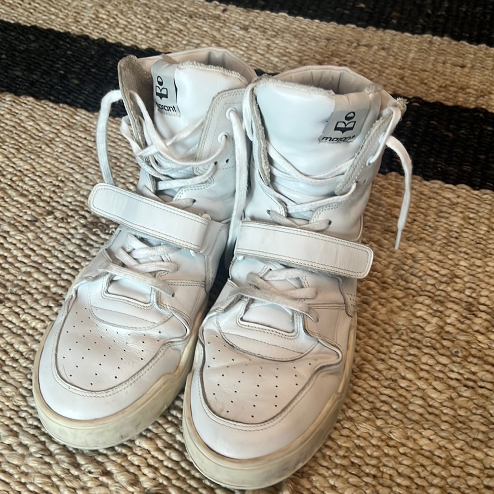 Isabel Marant, off white Hight Top sneakers in size US 11/ EU 44